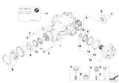 E92 335d M57N2 Coupe / Rear Axle/  Differential Drive Output