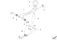 E46 330Cd M57N Coupe / Gearshift/  Gear Shifting Mech Transm Diesel