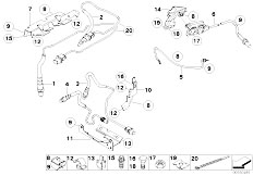 E91 330i N53 Touring / Exhaust System/  Lambda Probe Fixings