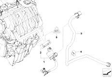 E92 320i N43 Coupe / Fuel Preparation System/  Fuel Tank Breather Valve