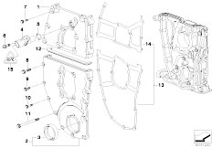 Z3 Z3 1.9 M43 Roadster / Engine/  Timing Case-2