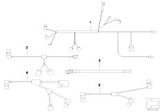 E64 M6 S85 Cabrio / Engine Electrical System/  Various Wiring Harnesses