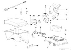 E38 750iL M73 Sedan / Engine Electrical System/  Control Unit Box-2