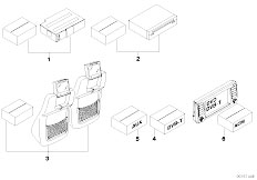 E53 X5 3.0i M54 SAV / Audio Navigation Electronic Systems Retrofit Kit Dvd Advanced