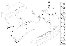 E70 X5 3.0sd M57N2 SAV / Bodywork/  Trunk Lid Bottom
