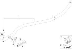 E71 X6 35dX M57N2 SAC / Exhaust System/  Front Silencer