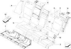 E82 120d N47 Coupe / Seats Through Loading Facility Seat Cover