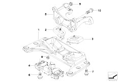 E61N 525i N53 Touring / Engine And Transmission Suspension/  Gearbox Suspension