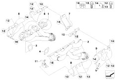 E93 M3 S65 Cabrio / Engine Exhaust Manifold