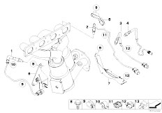 E93 320i N46N Cabrio / Exhaust System Lambda Probe Fixings