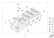 E93 M3 S65 Cabrio / Engine/  Cylinder Head