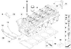 E90N M3 S65 Sedan / Engine Cylinder Head Attached Parts