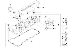 E90 M3 S65 Sedan / Engine/  Cylinder Head Cover