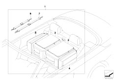 E93 330i N52N Cabrio / Universal Accessories/  Suitcase