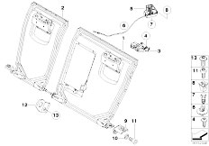 E92 M3 S65 Coupe / Seats/  Through Loading Facility Single Parts