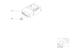 E66 730Ld M57N2 Sedan / Vehicle Electrical System Central Gateway Module