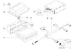 E53 X5 3.0i M54 SAV / Audio Navigation Electronic Systems Navigation System Video Module