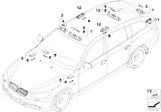 E61 550i N62N Touring / Lighting/  Various Lamps