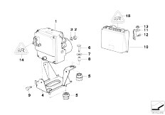 E34 525i M50 Sedan / Brakes/  Anti Block System Control Unit-2