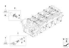 E93 M3 S65 Cabrio / Engine/  Cylinder Head Electr Add On Parts
