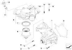 E52 Z8 S62 Roadster / Engine Waterpump Thermostat