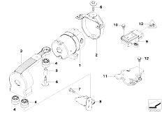 E52 Z8 S62 Roadster / Brakes Dsc Compressor Senors Mounting Parts