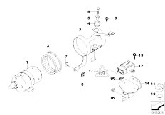 E39 525d M57 Touring / Brakes Dsc Compressor Senors Mounting Parts