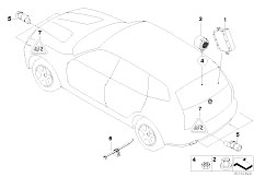 E83 X3 2.0d M47N2 SAV / Distance Systems Cruise Control Park Distance Control Pdc