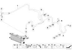 E92 M3 S65 Coupe / Radiator Transmission Oil Cooler Line