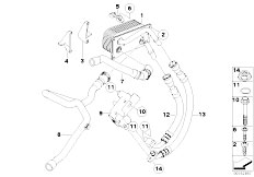 E90N M3 S65 Sedan / Radiator/  Heat Exchanger Leads