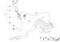 E91N 335i N54 Touring / Exhaust System Vacuum Control Exhaust Flap