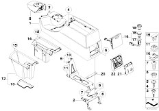 E83N X3 2.0d M47N2 SAV / Vehicle Trim/  Centre Console High