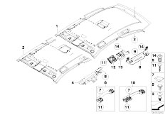 E81 118d N47 3 doors / Vehicle Trim/  Headlining Handle-2