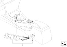 E93 M3 S65 Cabrio / Vehicle Electrical System/  Switch Block