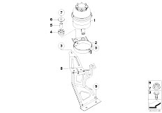 E90N M3 S65 Sedan / Steering Oil Carrier Single Parts