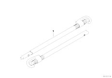 E30 316i M10 4 doors / Restraint System And Accessories Tow Bar