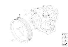 E92 M3 S65 Coupe / Steering Power Steering Pump