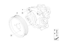 E93 M3 S65 Cabrio / Steering Power Steering Pump