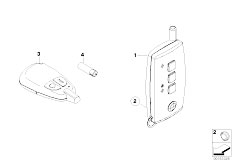 E61 530d M57N Touring / Heater And Air Conditioning/  Transmitter F Auxil Heating Remote Ctrl