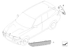 E83N X3 2.0i N46 SAV / Lighting/  Reflector