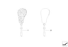 Z3 Z3 2.0 M52 Roadster / Gearshift/  Retrofit Selector Lever Grip