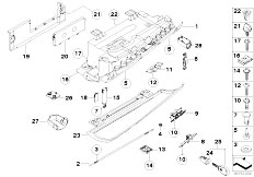E61N M5 S85 Touring / Vehicle Trim/  Glove Box