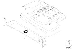 E60N 520i N46N Sedan / Radiator/  Cover Radiator