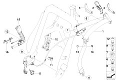 E93 335i N54 Cabrio / Restraint System And Accessories/  Safety Belt Front