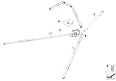 E93 330i N53 Cabrio / Vehicle Trim/  Reinforcement Body-2