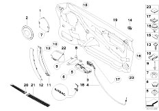 E85 Z4 2.5i N52 Roadster / Vehicle Trim Door Lining Single Parts