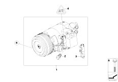 E83N X3 2.0d N47 SAV / Heater And Air Conditioning Air Conditioner Compressor