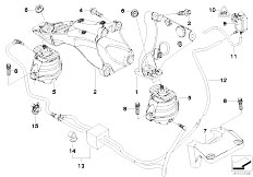 E60N 520d N47 Sedan / Engine And Transmission Suspension/  Engine Suspension