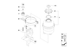 E83N X3 2.0d N47 SAV / Steering/  Oil Carrier Single Parts