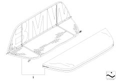 E46 320Cd M47N Cabrio / Sliding Roof Folding Top/  Wind Deflector-3